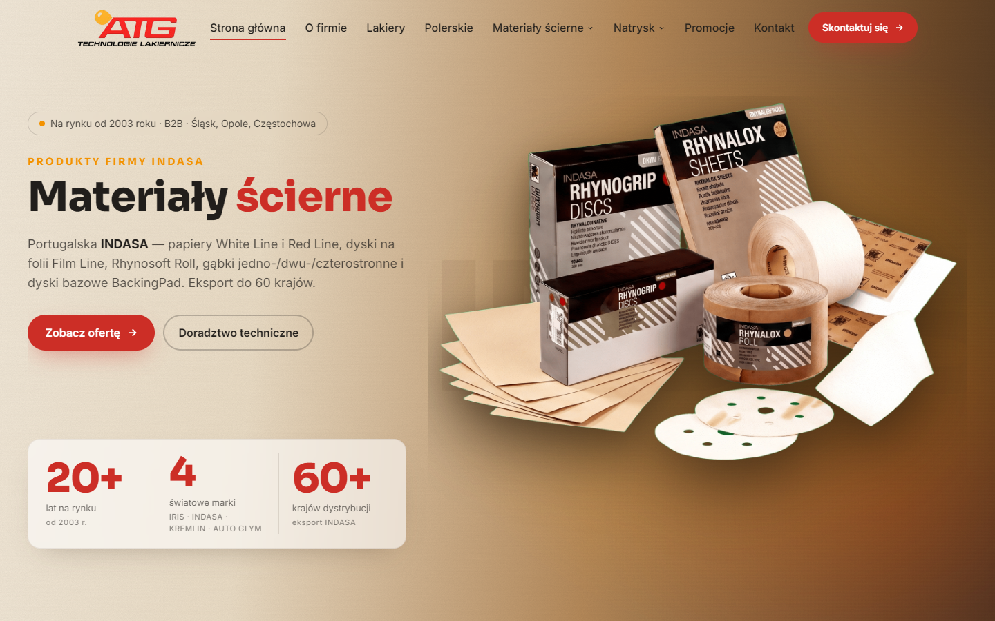 ATG Technologie — nowa strona (Kreo Studio)