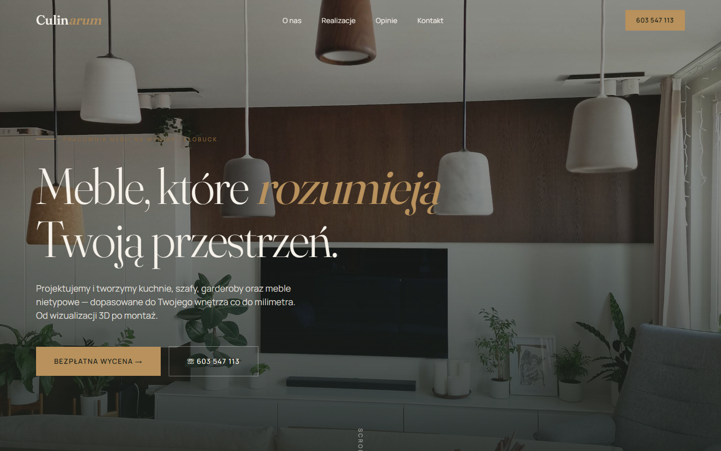 Culinarum — strona desktop